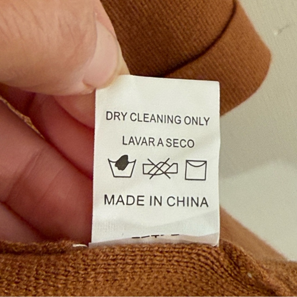 Becool Chic Brown Double-Breasted Soft Blazer Car… - image 7